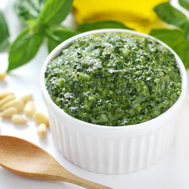 美容効果たっぷりジェノベーゼソースのレシピ
