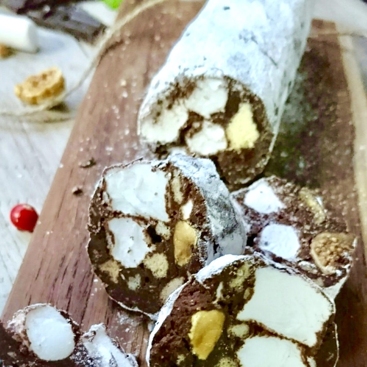 北イタリア伝統菓子サラミチョコレートのレシピ