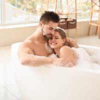 彼と盛り上がるお風呂タイム